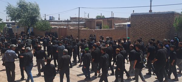عزاداری ظهر عاشورا در روستای حسن آباد بلهر 