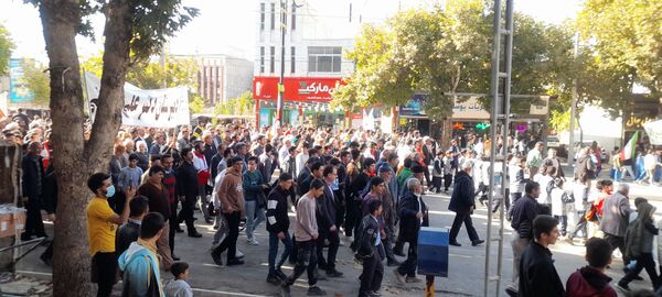 راهپیمایی روز ۱۳ آبان در شهرستان سملقان
