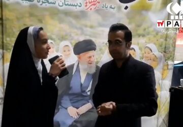 یادبود دانش‌آموزان آسمانی میناب و شهادت رهبر سیدالشهدا در موکب دبستانی‌ها