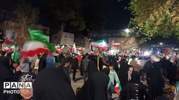 تجمع مردم غیور در مسجد جامع شهرستان نیشابور 