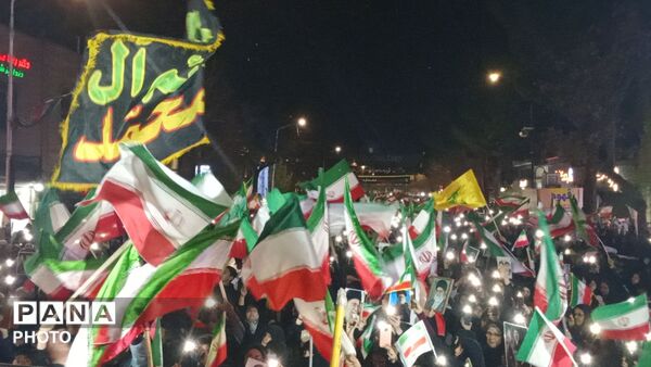 حضور گسترده و پرشور مردم انقلابی نیشابور در خونخواهی شهادت رهبر شهید