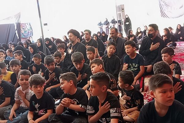 سوگواری سیدالشهدا در دبستان تربیت نصیر شهر