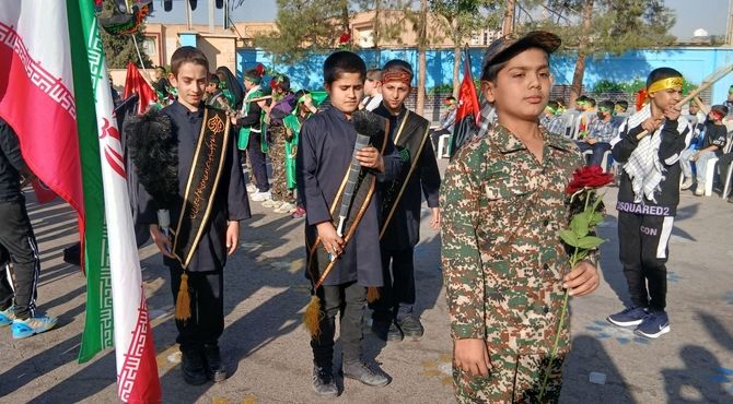 مهمان آسمانی دبستان غنچه‌های ولایت ناحیه 3 شیراز