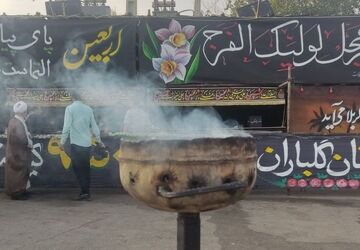 شبی با عطرخدمت در موکب دانش‌آموزی «عشاق‌الحسین(ع)» عوارضی پرند ساوه