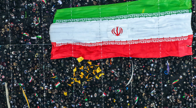 شکوه 22 بهمن مشهد مقدس از نمای هوایی