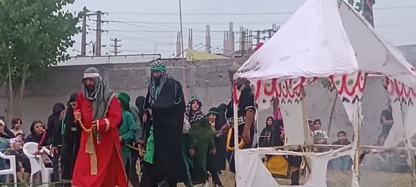 آیین شبیه‌خوانی در شهرستان محمودآباد