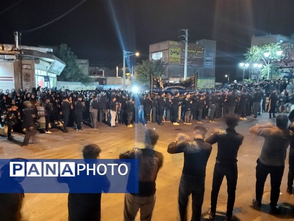 مراسم شب عاشورا در شهر تیتکانلو