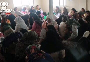 برگزاری آیین عزاداری به مناسبت اربعین حسینی در روستای شاهرودخلخال