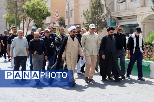 مراسم پیاده‌روی جاماندگان اربعین در محمدشهر کرج