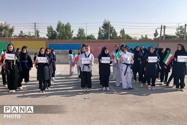 افتتاحیه المپیاد ورزشی درون مدرسه ای در دبیرستان شهید سیدرضی موسوی