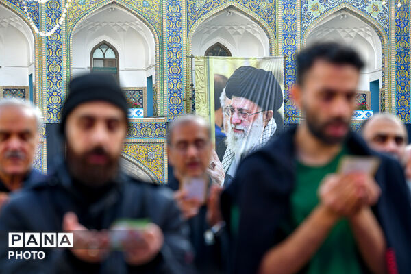 اقامه نماز عید فطر در حرم مطهر رضوی-۱
