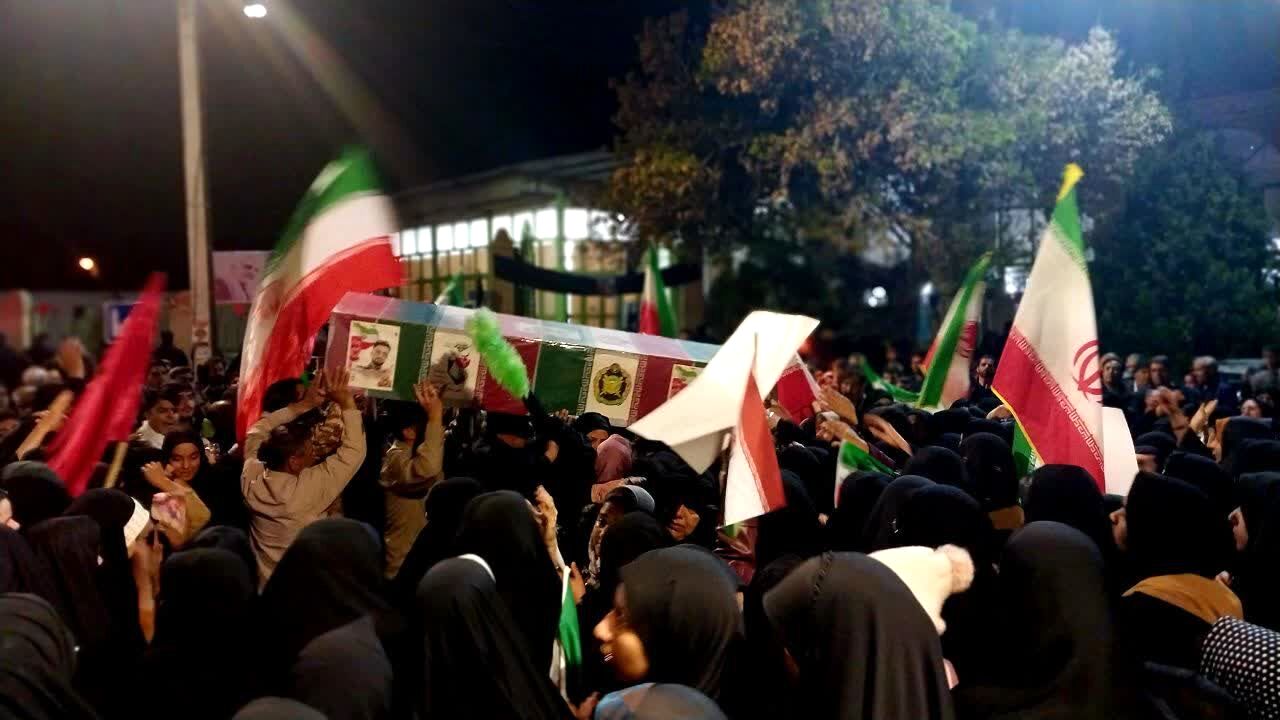 وداع با پیکر مطهر «شهید علیرضا یوسف‌زاده»
