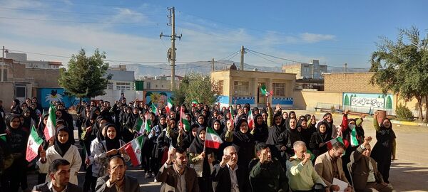 مراسم نکوداشت هفته پدافند غیرعامل در مدارس شهرستان هلیلان