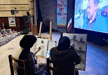 دهمین سالگرد شهید محسن قاجاریان در فرهنگسرای سیمرغ نیشابور 