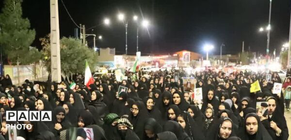 سوگواری مردم بخش بهمن ابرکوه در نهمین شب شهادت امام شهیدشان