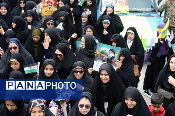 راهپیمایی روز قدس بندپی شرقی