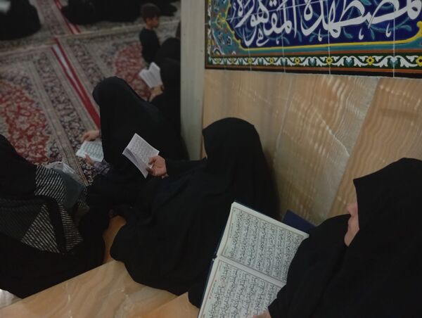 برگزای مراسم شب قدر و نوزدهم ماه رمضان در امامزاده سید حمزه کاشمر