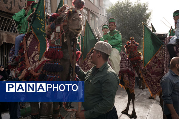 جلوه هایی از کاروان نمادین ورود کریمه اهل بیت به قم