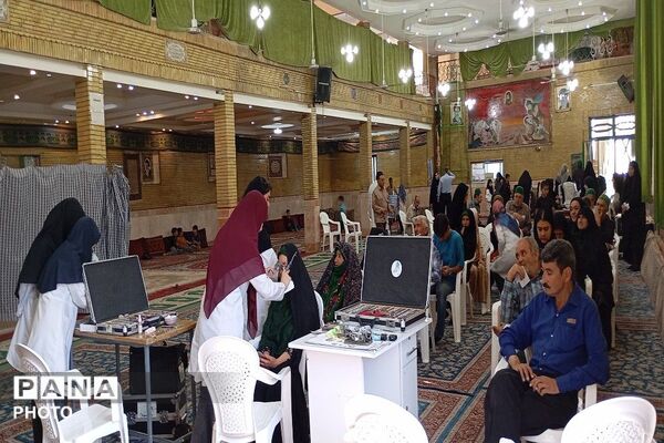 دومین روز از حضور تیم پزشکی اثر در شهر بار نیشابور