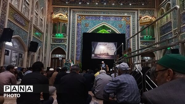 مراسم شهادت  جواد الائمه به همراه اجتماع فرهنگیان در تکیه ابوالفضلی نیشابور 