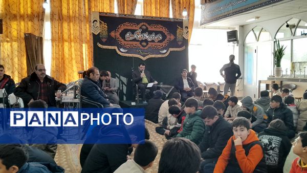 عزاداری شهادت حضرت فاطمه زهرا(س) در دبیرستان ابوریحان یک نیشابور