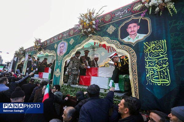 تشییع شهدای امنیت تهران - 4