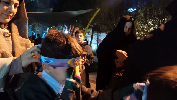 جشن خیابانی مهر علوی در شهرستان کاشمر 