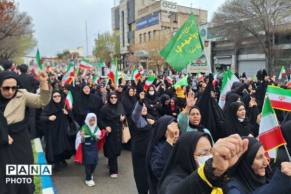 راهپیمایی روز قدس و تشییع شهید اقتدار در مرودشت
