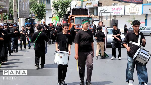 فردیس غرق در ماتم حسین (ع)