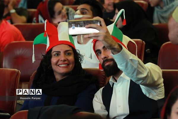 پخش مسابقه ایران و مراکش در برج میلاد