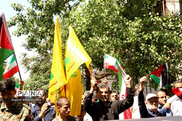 راهپیمایی روز قدس در ساری