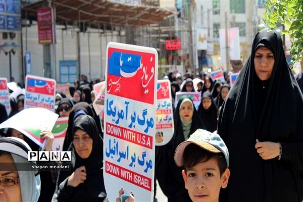 راهپیمایی بزرگ مردم شهر قدس در روز جهانی قدس