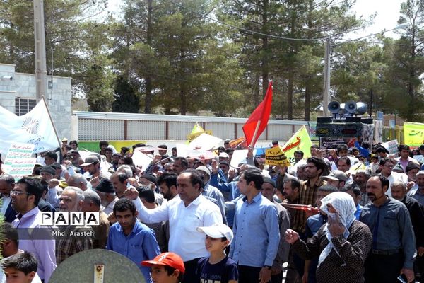 راهپیمایی روزقدس مردم شهرستان خوسف