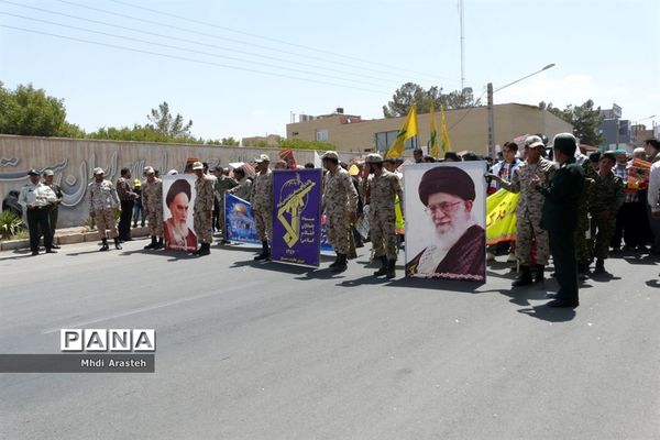 راهپیمایی روزقدس مردم شهرستان خوسف