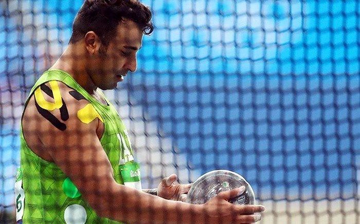 احسان حدادی نایب قهرمان پرتاب دیسک جایزه بزرگ لهستان شد