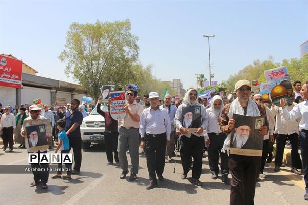 راهپیمایی روز جهانی قدس دربوشهر -2