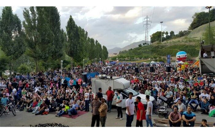 4 هزار تهرانی تماشاگر بازی ایران-مراکش در سینما روباز بوستان‌نهج‌البلاغه