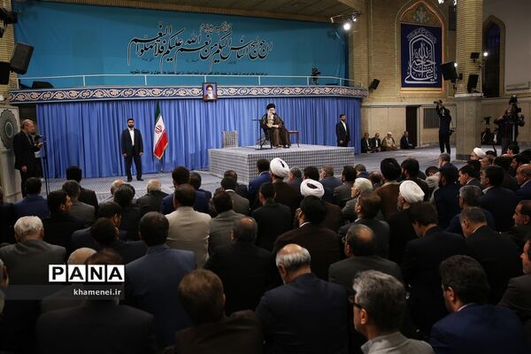 دیدار رئیس و نمایندگان مجلس شورای اسلامی با مقام معظم رهبری