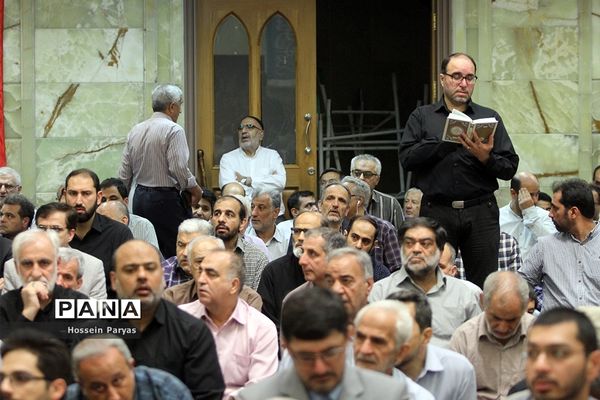 مراسم تشییع مرحوم حجت الاسلام‌سیدعلی اکبرحسینی