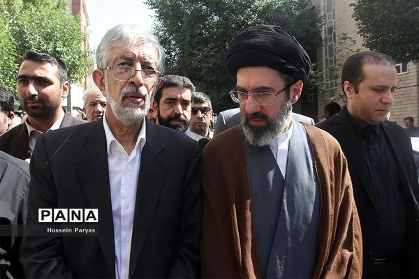 مراسم تشییع مرحوم حجت الاسلام‌سیدعلی اکبرحسینی