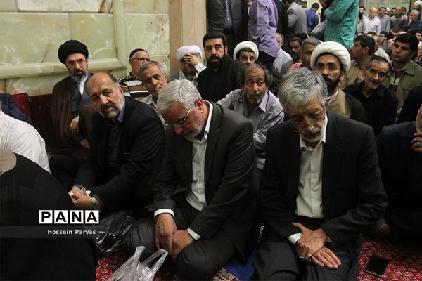 مراسم تشییع مرحوم حجت الاسلام‌سیدعلی اکبرحسینی