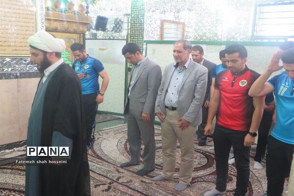 مراسم استقبال از ورزشکاران تیم فوتسال شهرستان فیروزکوه