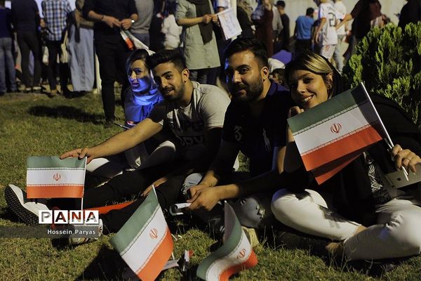 استقبال مردمی از ورود تیم ملی  به ایران