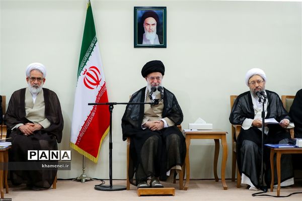 دیدار رئیس و مسئولان قوه قضائیه با رهبر کبیر انقلاب