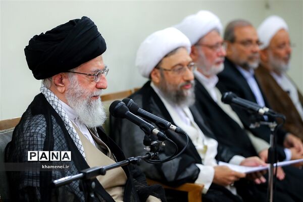 دیدار رئیس و مسئولان قوه قضائیه با رهبر کبیر انقلاب