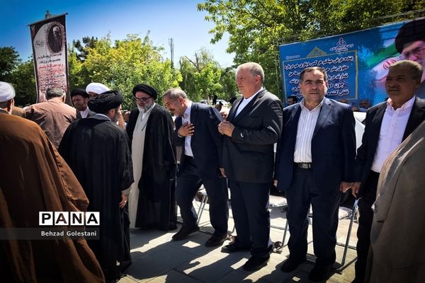 غبار روبی مزار شهدا بمناسبت هفته قوه قضاییه و گرامیداشت حجت الاسلام و المسلمین شیخ غلامرضا حسنی