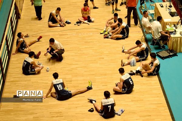 مسابقات قهرمانی والیبال نوجوانان آسیا در تبریز/ژاپن 3 -0– چین