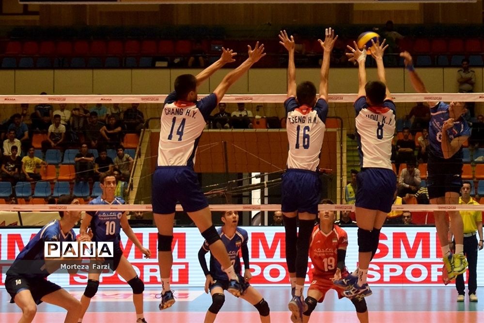 مسابقات قهرمانی والیبال نوجوانان آسیا در تبریز؛ دیدرا ایران - چین تایپه