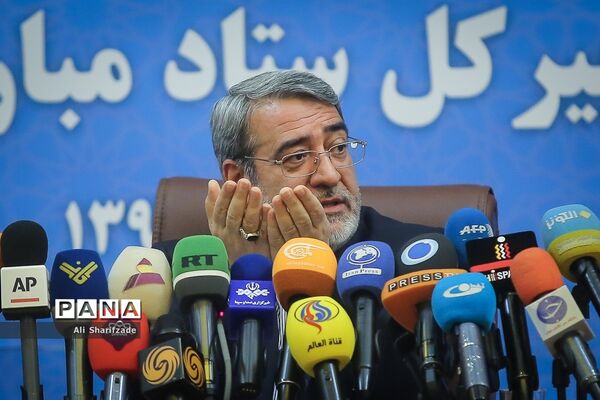 نشست خبری وزیر کشور