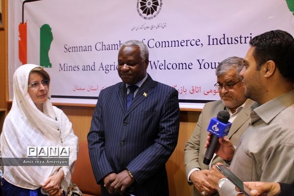 نشست کاردار سفارت کشور ساحل‌عاج در جمهوری اسلامی ایران با فعالان اقتصادی سمنان در اتاق بازرگانی